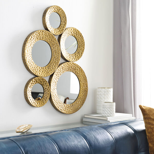 Serendipity Gold Wall Mirror, image 1