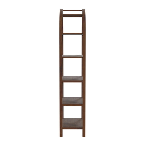 Aila Brown Arched Five Tier Etagere, image 4