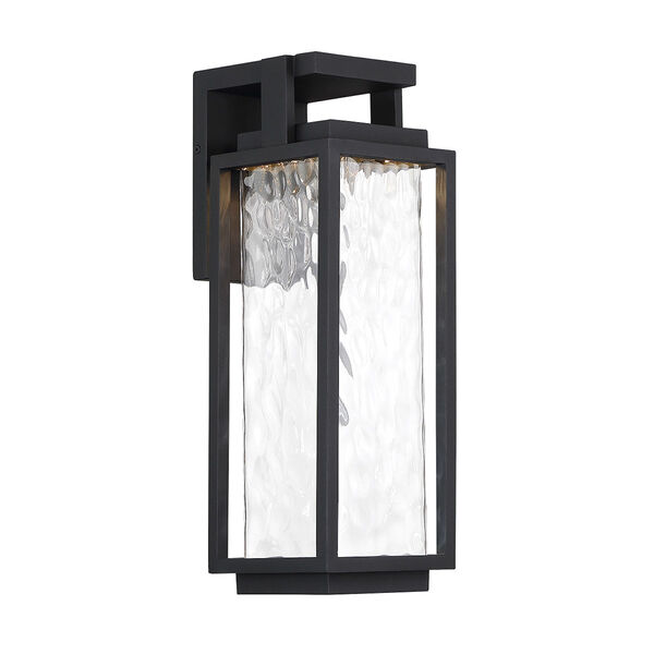 Black Eight-Inch LED ADA Outdoor Wall Light, image 1