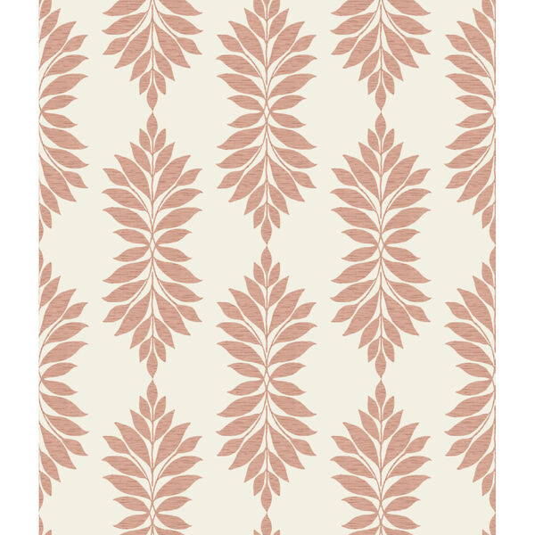 Waters Edge Coral Broadsands Botanica Pre Pasted Wallpaper - SAMPLE SWATCH ONLY, image 2