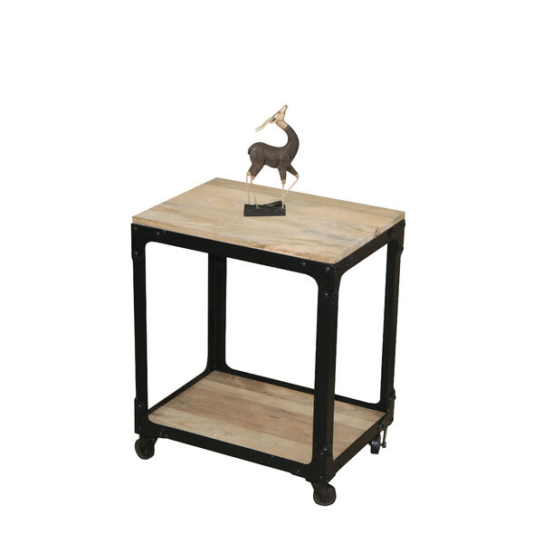 Outbound Tan and Black Accent Table, image 2