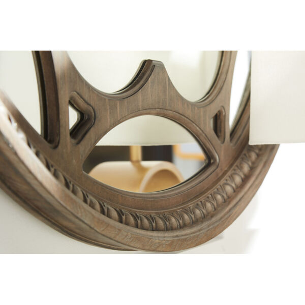 Architrave Brown Round Mirror, image 4