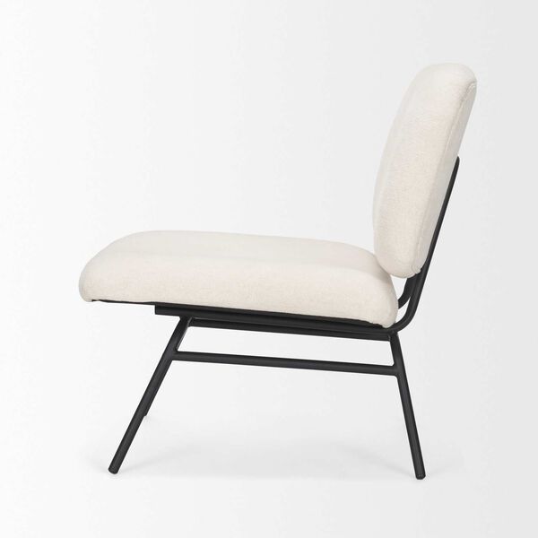 Nora Cream Fabric Accent Chair, image 4