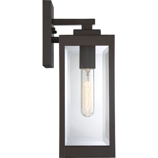 Pax Bronze 14-Inch One-Light Outdoor Lantern with Beveled Glass, image 5
