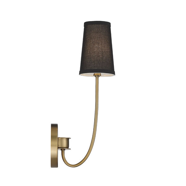 Lowry Natural Brass Five-Inch One-Light Wall Sconce, image 5