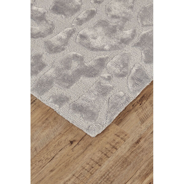 Mali Lustrous Tufted Abstract Gray Rectangular: 3 Ft. 6 In. x 5 Ft. 6 In. Area Rug, image 3