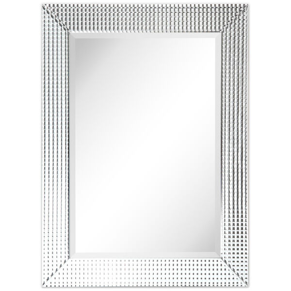 Bling Clear 40 x 30-Inch Beveled Glass Rectangle Wall Mirror, image 2