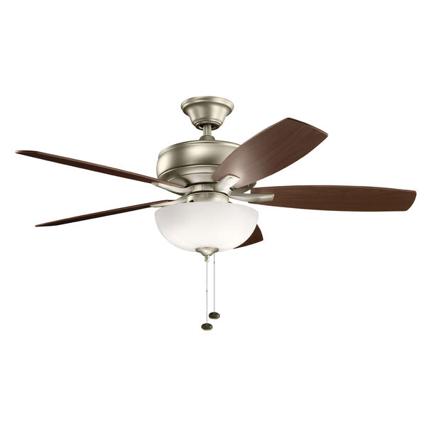 Terra Select Brushed Nickel 52-Inch Three-Light LED Ceiling Fan, image 3