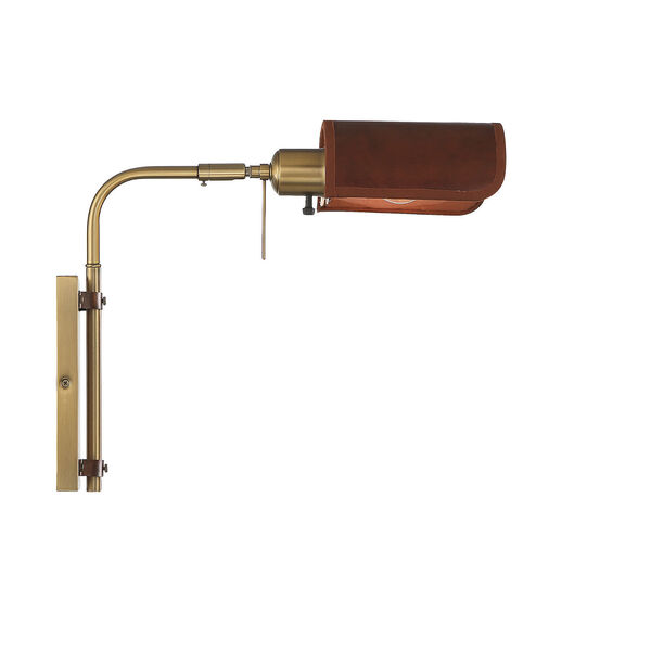 Lowry Natural Brass Seven-Inch One-Light Wall Sconce, image 2