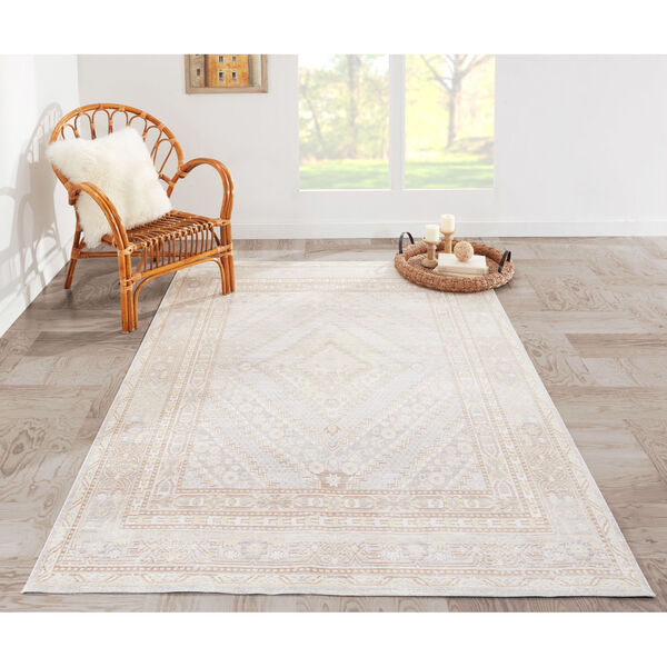 Isabella Geometric Gray Rectangular: 7 Ft. 10 In. x 10 Ft. 6 In. Rug, image 2