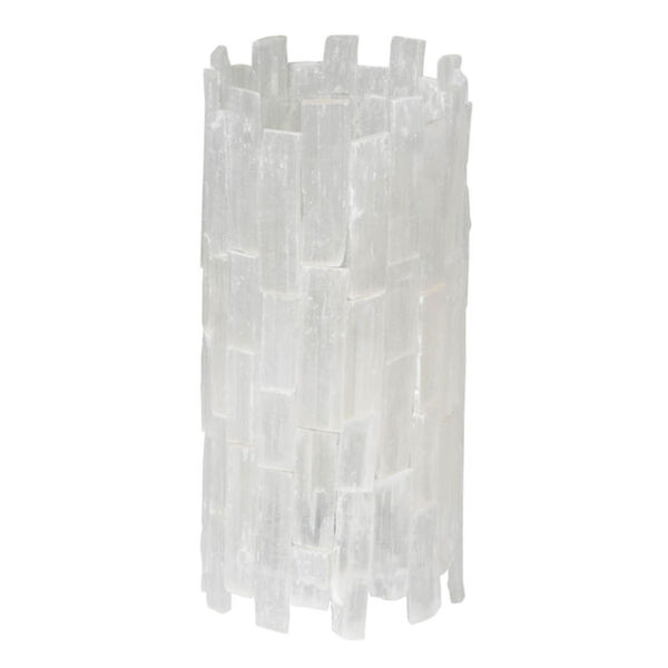 Selenite White Accent Table Lamp, image 1