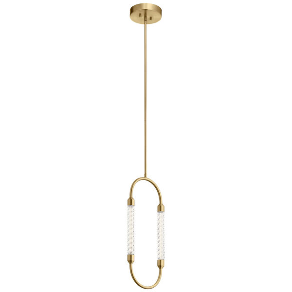 Delsey Champagne Gold LED Mini Pendant, image 1