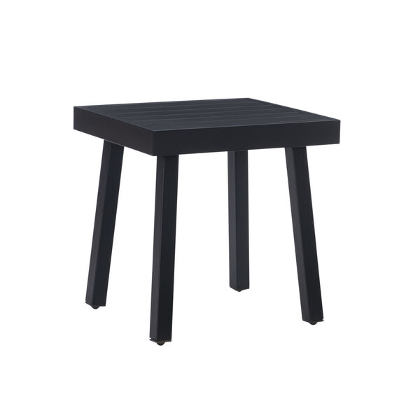 Monica Black Outdoor Side Table, image 1