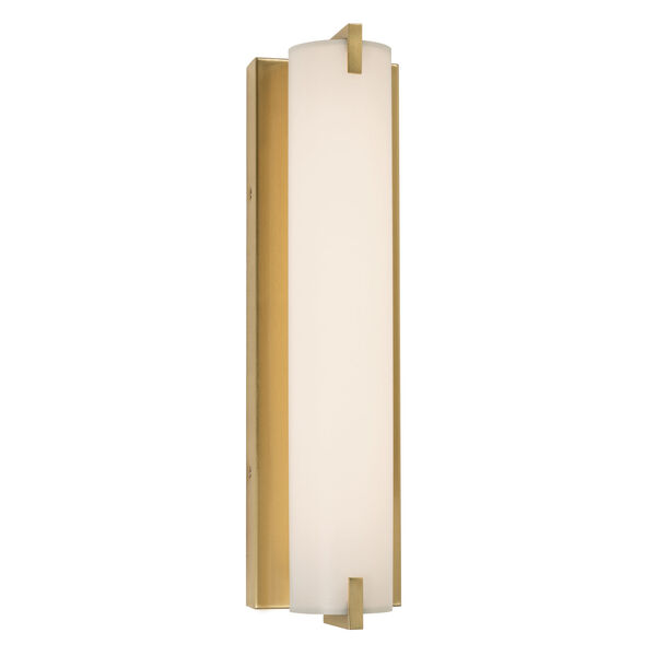 Axel Satin Brass 16-Inch Integrated LED Wall Sconce, image 1