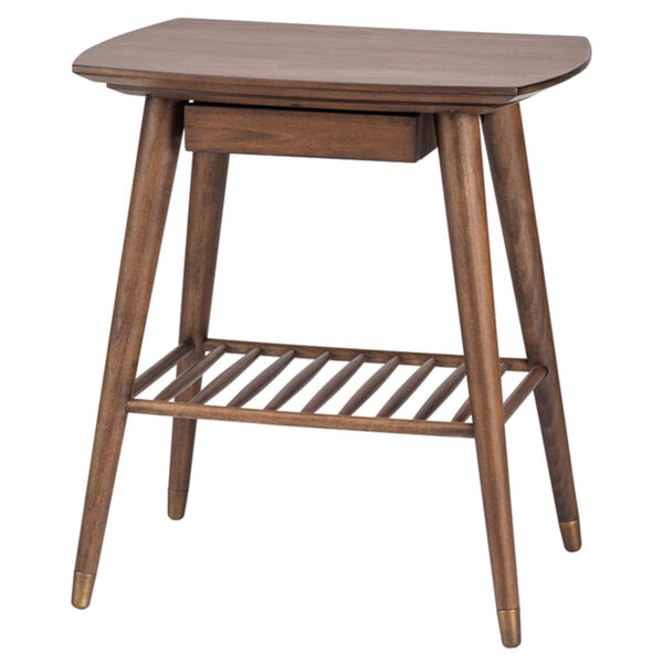 Ari Walnut Side Table, image 1