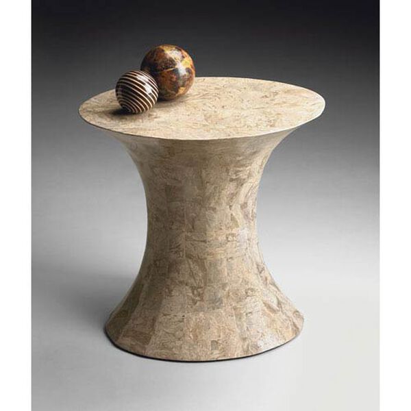 Heritage Full Stone Veneer Side Table, image 1
