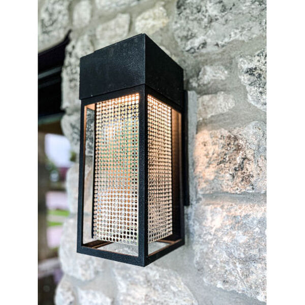 Townhouse Galaxy Black LED One-Light Seven-Inch Outdoor Wall Mount, image 5