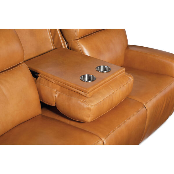 Ruthe Natural Zero Gravity Power Sofa with Power Headrest and Hidden Console, image 6