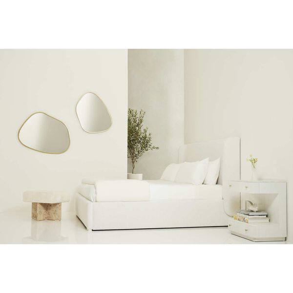 Tranquility Paris White and Gold Nightstand, image 4