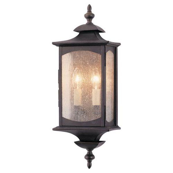 Kalher Rubbed Bronze Two-Light Outdoor Wall Mount, image 1