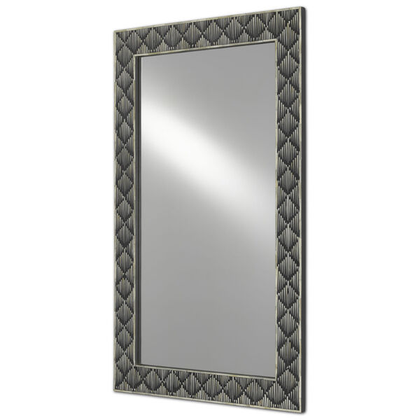 Davos Black and White Large Wall Mirror, image 2