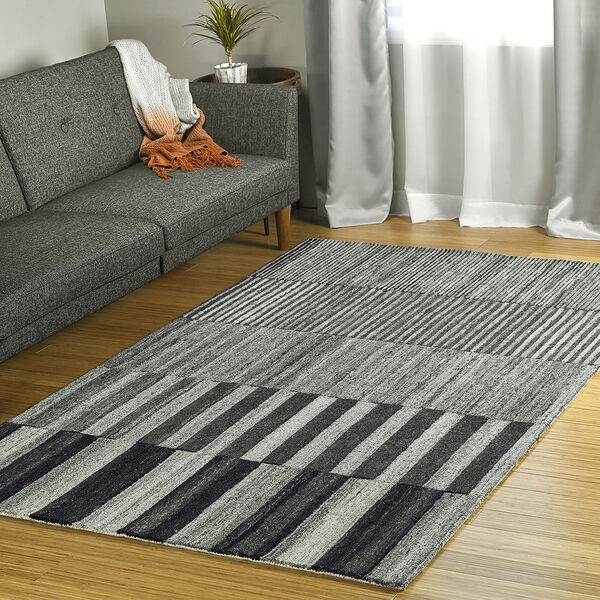 Alzada Charcoal Hand-Tufted 2Ft. 6In x 8Ft. Runner Rug, image 5