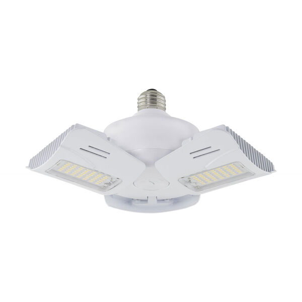 White 4000K Medium Base Adjustable Beam Angle LED Utility Light Bulb, image 1