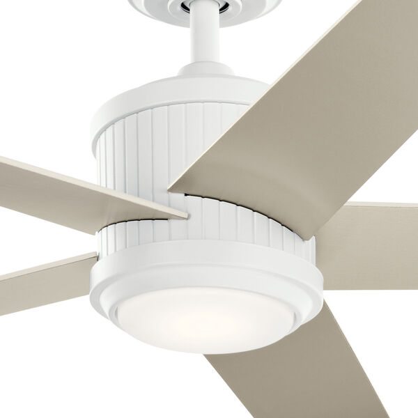 Brahm Matte White 56-Inch LED Ceiling Fan, image 7