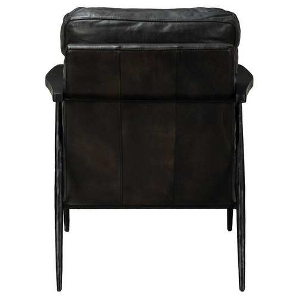 Trevor Black Leather Club Chair, image 5