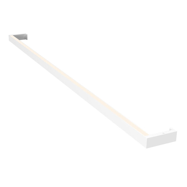 Thin-Line Satin White LED 48-Inch Wall Bar, image 1
