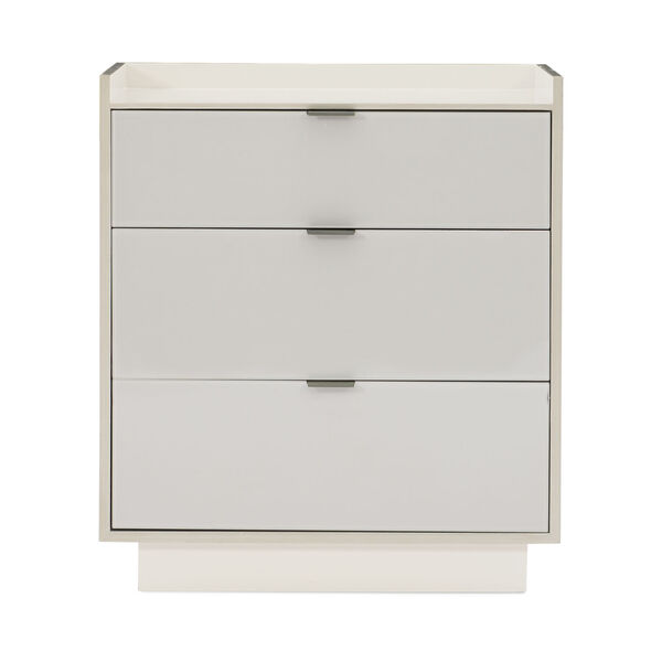 Modern Expressions Ash Taupe, Winter Haze and Delicate Gray Nightstand, image 3