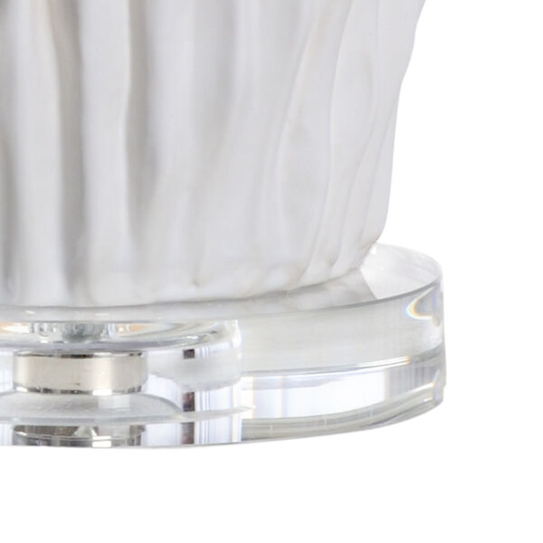 Saguaro White Glaze Table Lamp, image 2