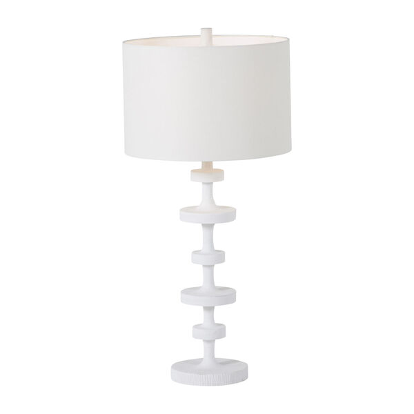 Olivia Plaster White One-Light Table Lamp, image 2