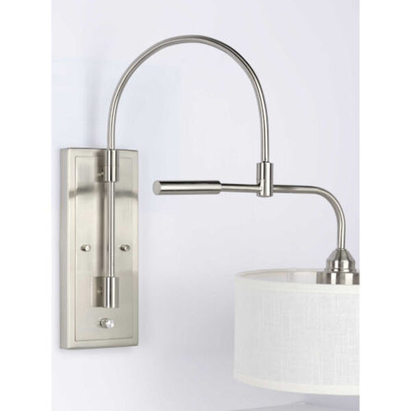 Anna Brushed Nickel One-Light Wall Sconce, image 5