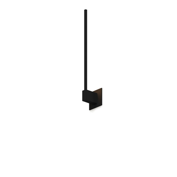 Z-Bar Matte Black Soft Warm LED End Mount Wall Sconce, image 1