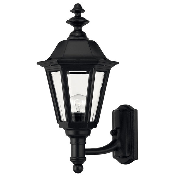 Manor House Black 19-Inch Outdoor Wall Mount, image 1