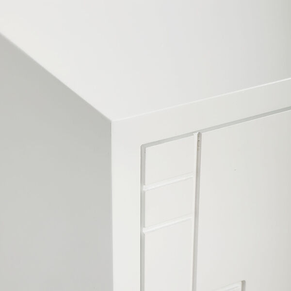 Stockholm White Two Door Cabinet, image 7