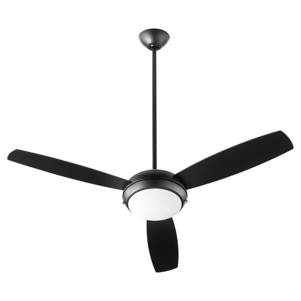 Expo Matte Black 52-Inch Two-Light LED Ceiling Fan, image 1