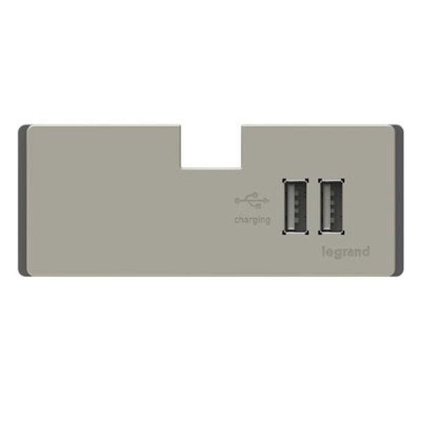 Titanium USB Outlet Module, image 1