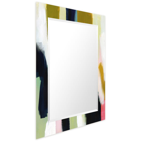 Sunder Multicolor 40 x 30-Inch Rectangular Beveled Wall Mirror, image 2