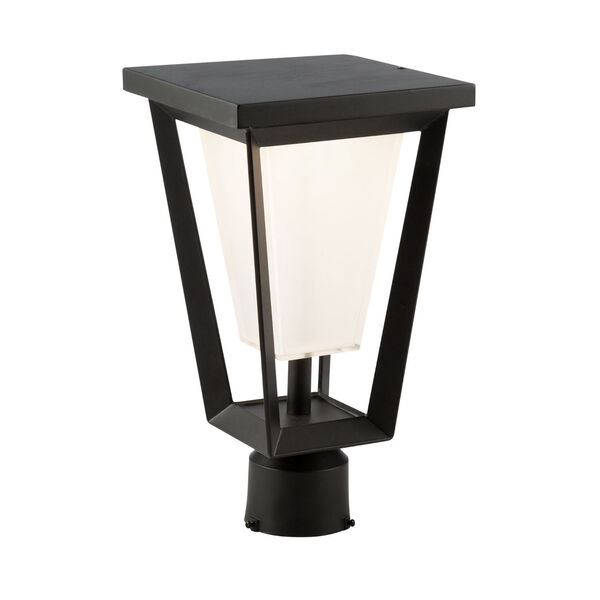Waterbury Black LED Outdoor Post Lantern, image 2