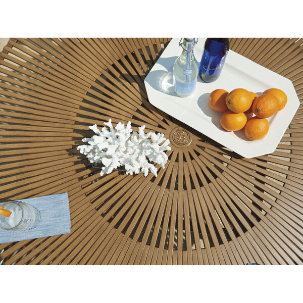 St Tropez Natural Teak Round Dining Table, image 3