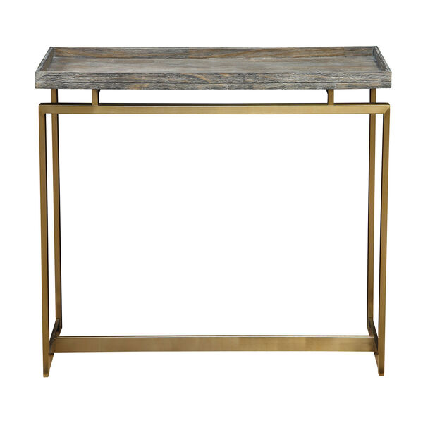 Evelyn Weathered Brown Console Table, image 2
