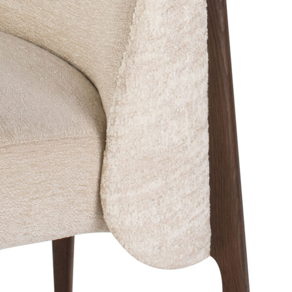 Ames Gema Pearl and Walnut Dining Chair, image 4