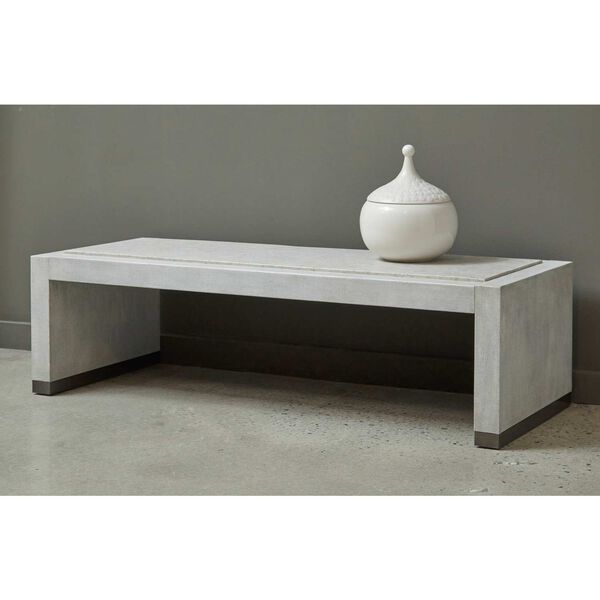 Pulaski Accents White Stone-Textured Cocktail Table, image 3
