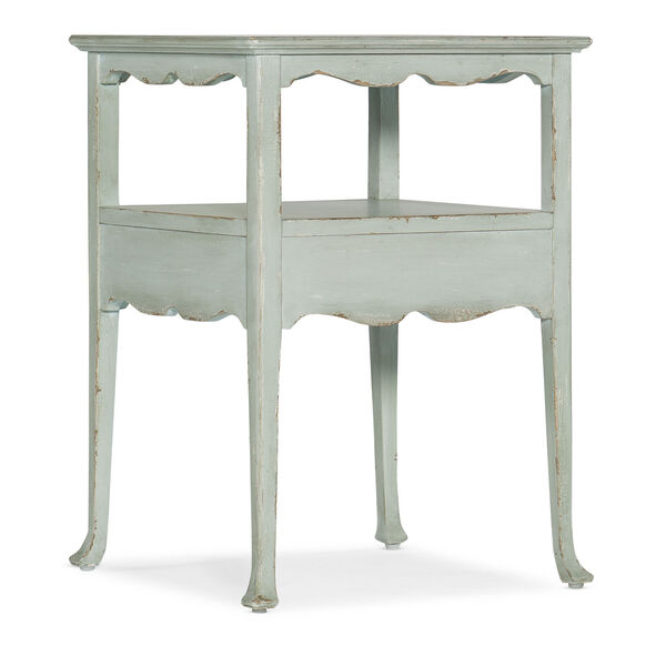 Charleston Haint Blue Accent Table with Drawer, image 2