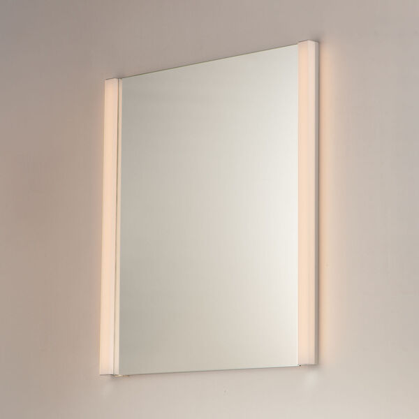 Luminance Polished Chrome 30 In. x 36 In. Two-Light LED Mirror Kit, image 3