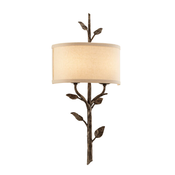 Bronze Leaf Almont Two-Light Wall Mount, image 1