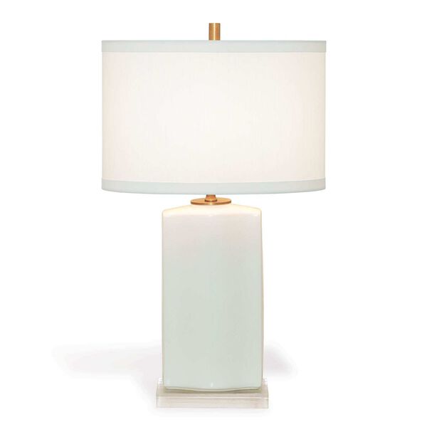 Palace Fret White One-Light Table Lamp, image 1