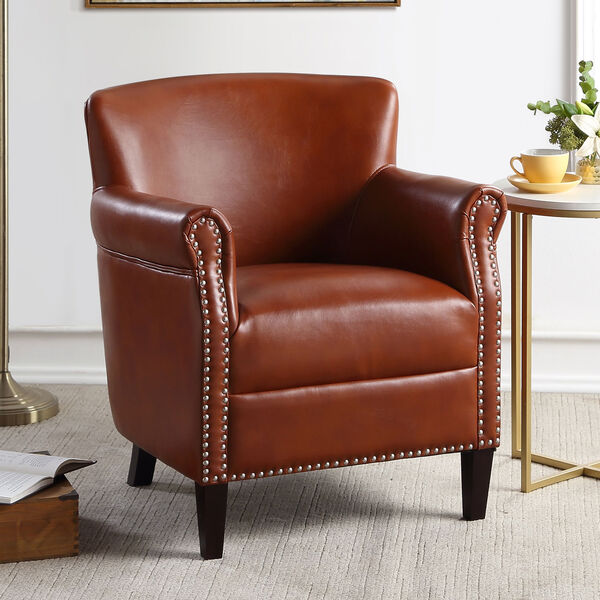 Holly Caramel Club Chair, image 1
